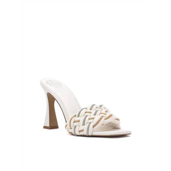 NEW VINCE CAMUTO rayley mule in white swan - Picture 1 of 2